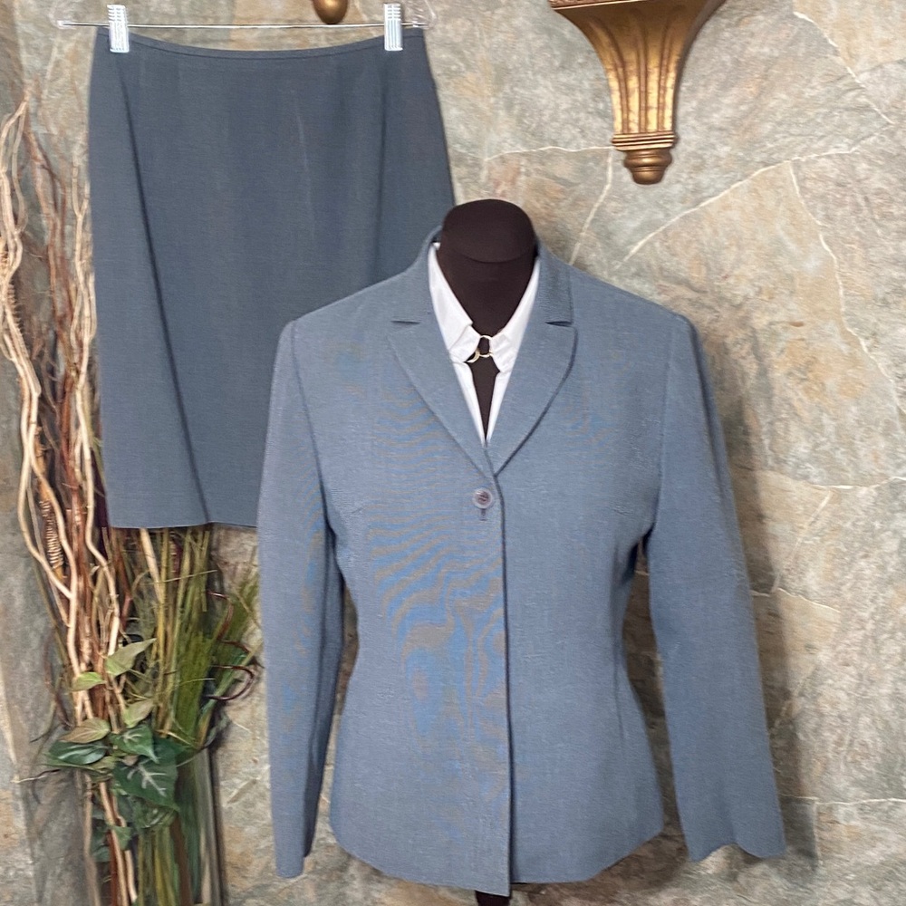 Kasper Blazers skirt suit set formal Business executive professional classic